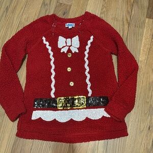 WOMANS MRS CLAUS SHERPA SIZE S